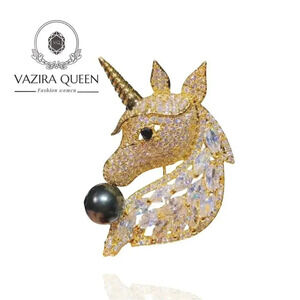 VQ Unicorn Brooch